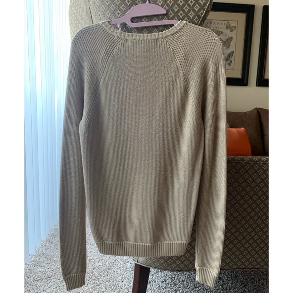 RALPH LAUREN BLACK LABEL Silk Cashmere Suede Sweeter ScoopNeck Long Sleeves Sz M - Picture 4 of 9
